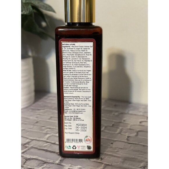 The Indie Earth Red Onion Hair Oil - 6.8 fl Ozs - Picture 3 of 3
